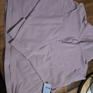 FLX Lavender Half-Zip Pullover Size Is 2xl